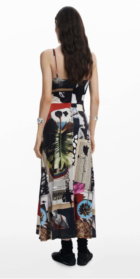 Robe Newspaper Lacroix - DESIGUAL 