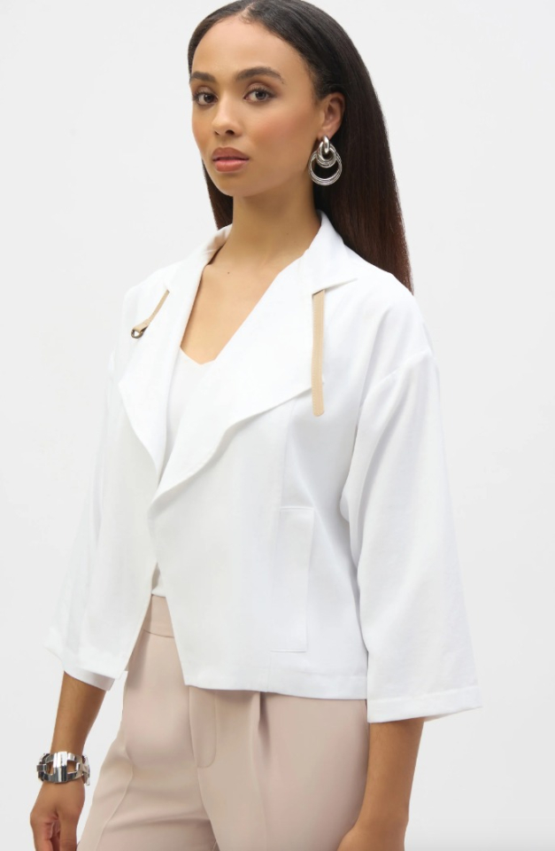 Veste boxy en coquille d'œuf - JOSEPH RIBKOFF - 252149 - Joseph Ribkoff