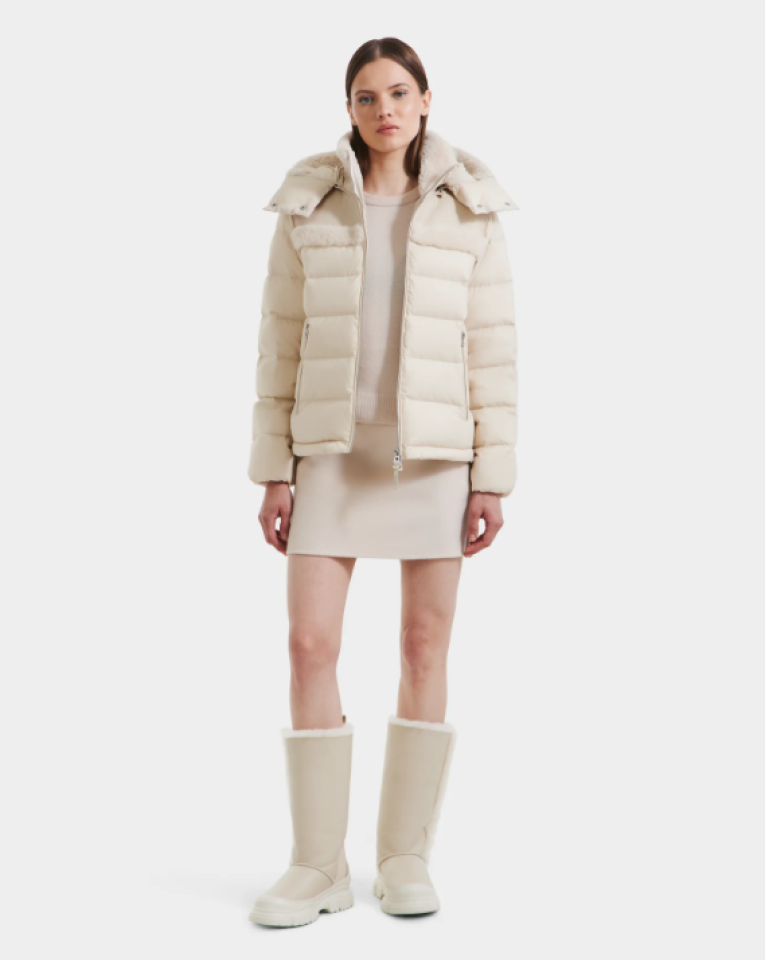 Manteau en duvet et shearling Sandra – Rudsak