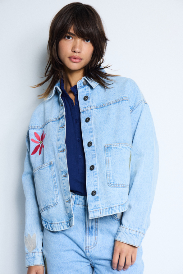 Veste en denim Bauve – ICHI