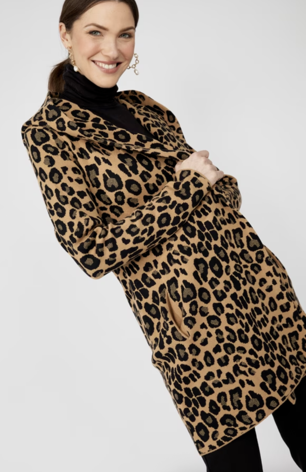 Cardigan imprimé Léopard – FRANK LYMAN