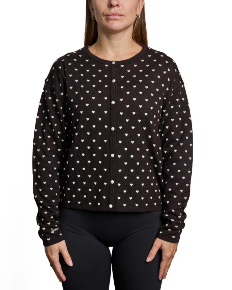 Cardigan petits cœurs Tyla – NANA THE BRAND - NWT046 - Nana The brand 