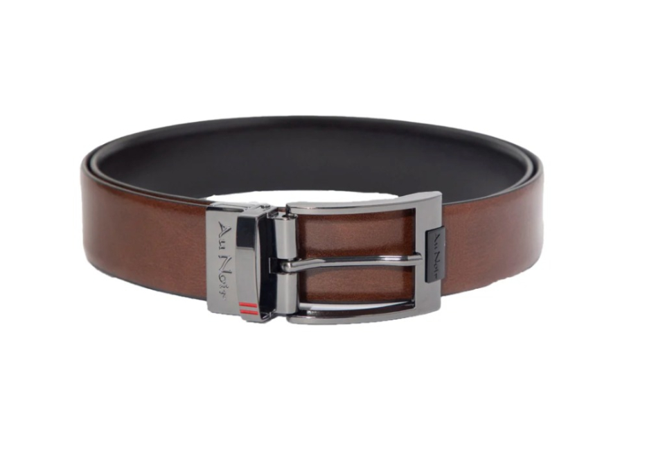 Ceinture réservisble Desoto à boucle charcoal - AU NOIR - DESOTO - AU NOIR