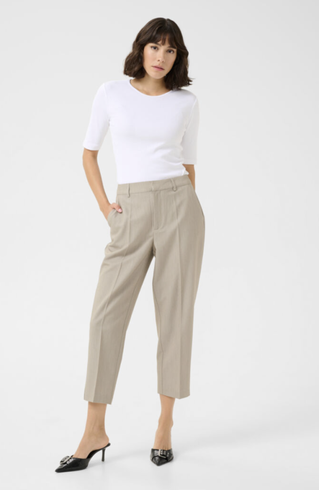 Pantalon court zippé Sakura - KAFFE - 10508781 - KAFFE