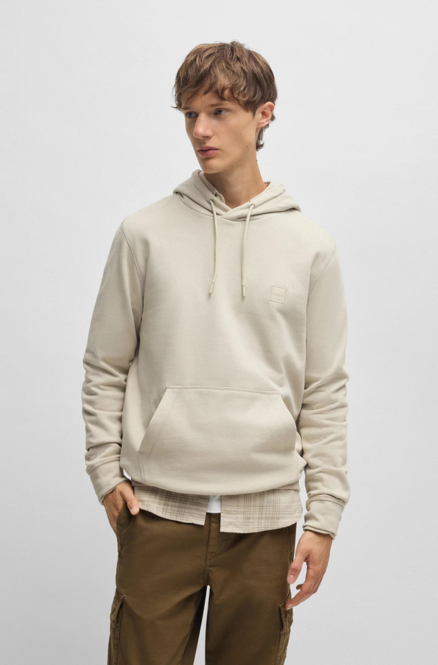 Sweat à capuche en coton Terry - HUGO BOSS - 50509314 - Hugo Boss