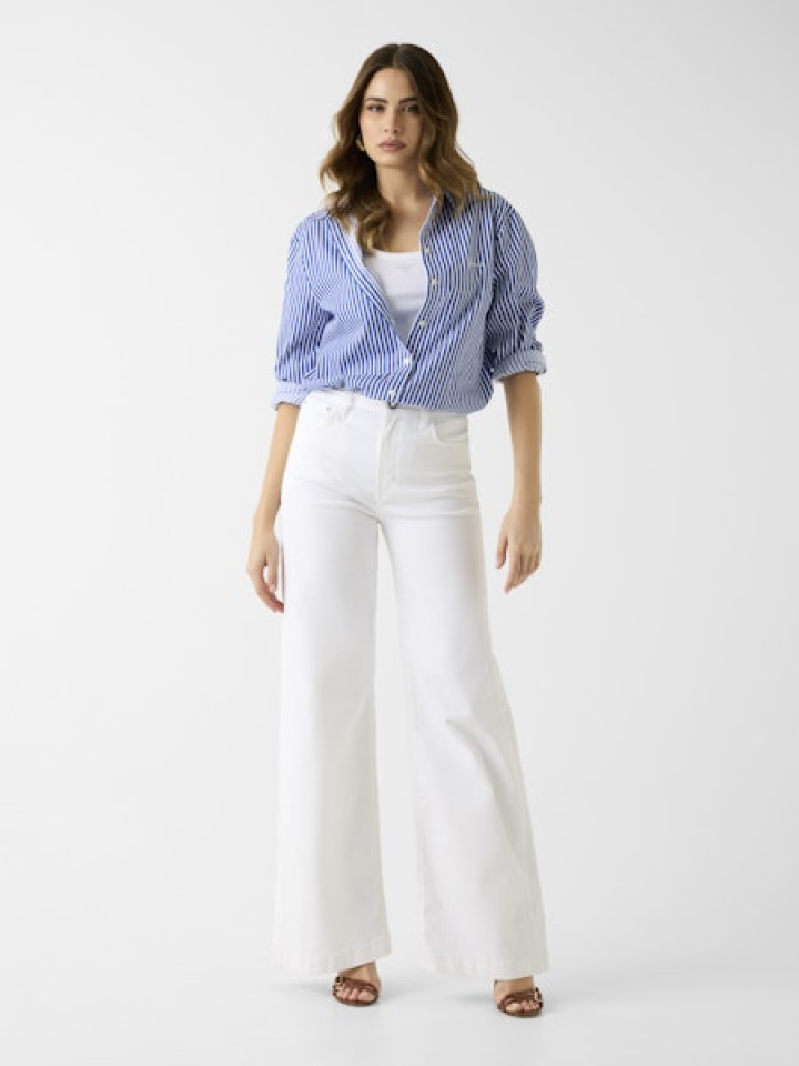 Chemisier oversized manches longues Tecla – GUESS