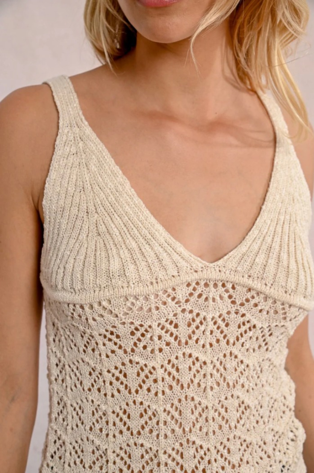 Camisole en maille ajourée - MOLLY BRACKEN