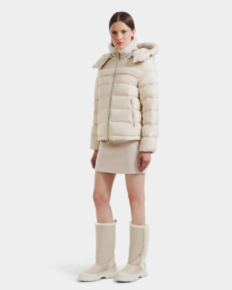 Manteau en duvet et shearling Sandra – Rudsak