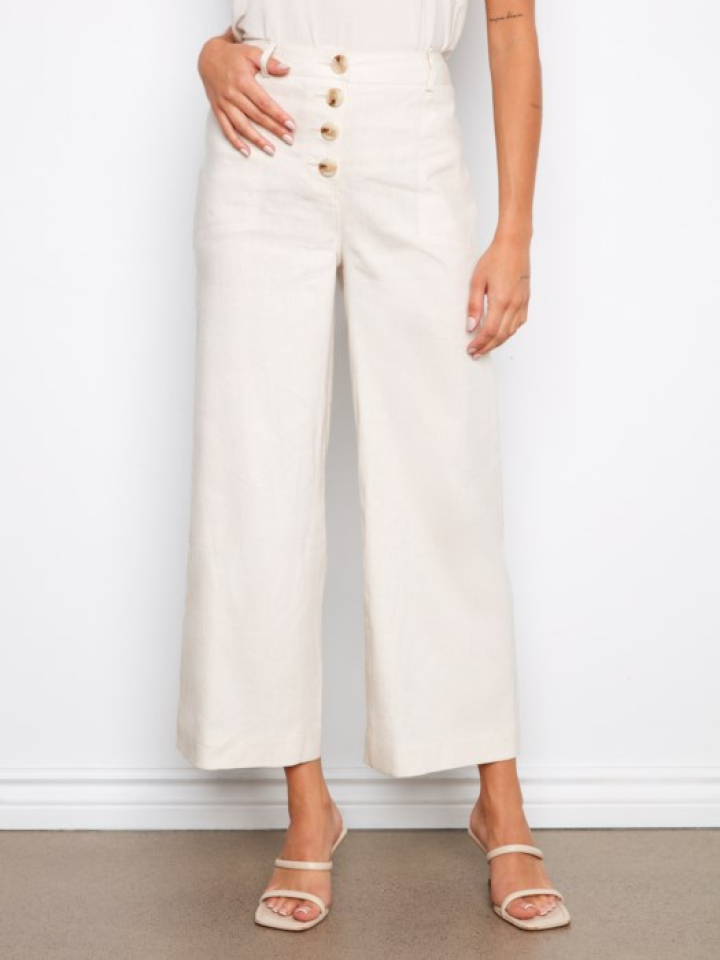 Pantalon en lin stretch – CHARLIE B