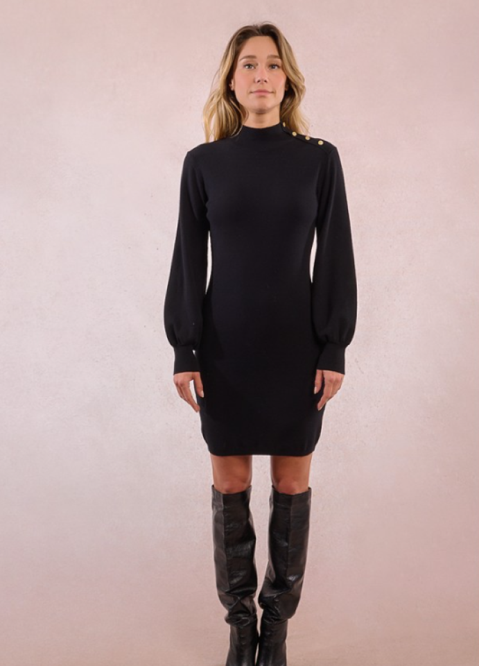 Robe en tricot à manches ballon - MOLLY BRACKEN