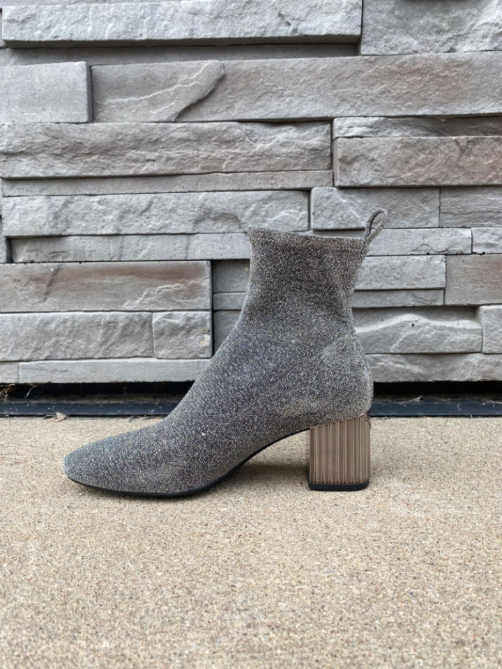 Botte brillante à talon métallique- MICHAEL KORS - 40F2POME5D - Michael Kors