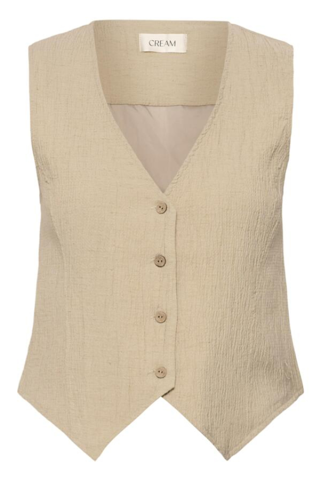 Veston sans manches Alva – CREAM