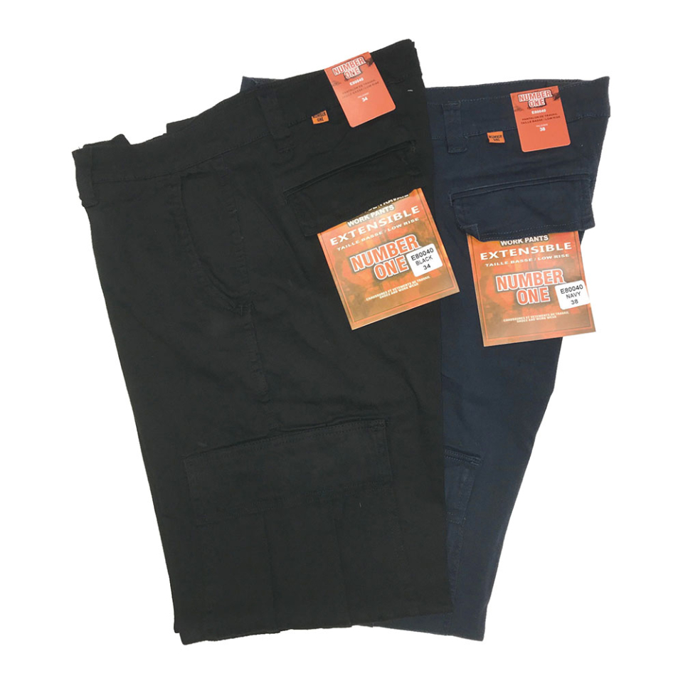 Pantalon de travail cargo Number one - JEANS DÉPÔT - E80040 - Jeans Dépôt