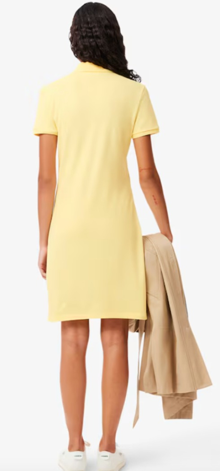 Robe polo en piqué de coton stretch - LACOSTE 