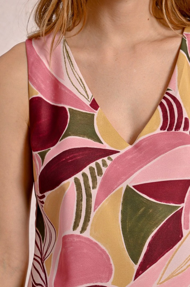 Robe droite imprimé - MOLLY BRACKEN