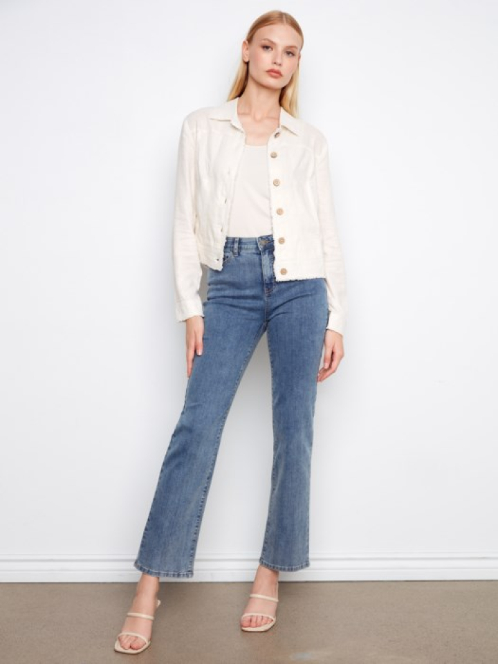 Veste Lin Texturé – CHARLIE B