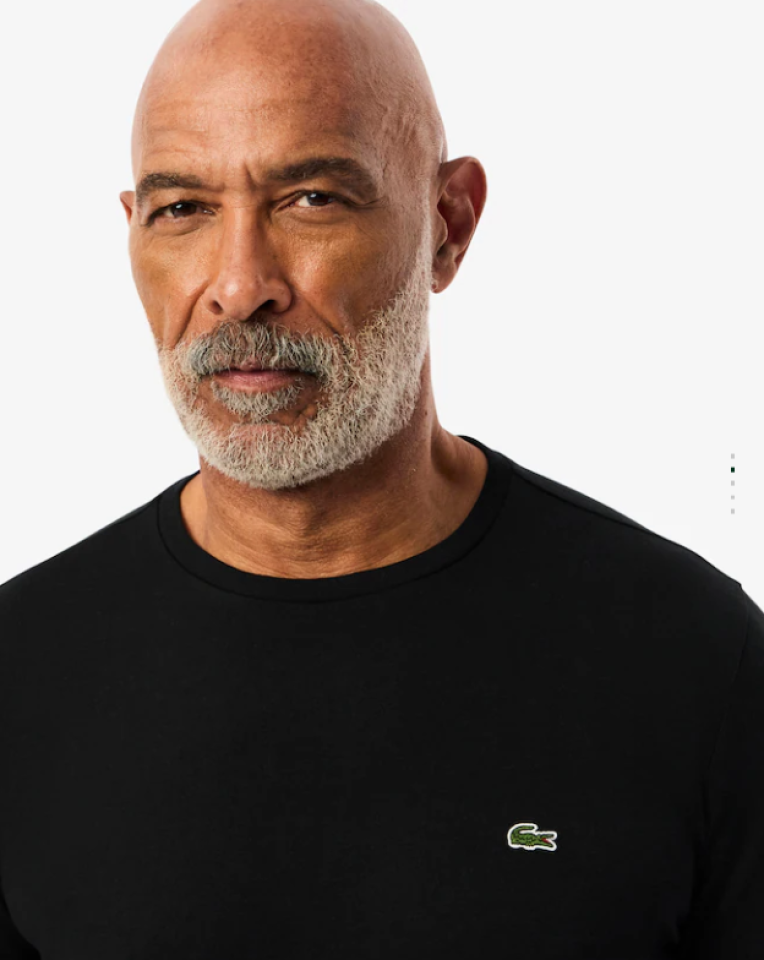  T-shirt col rond à manches longues - LACOSTE