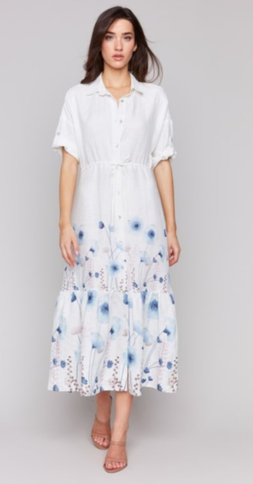 Robe chemise maxi- CHARLIE B - C3205B 256C - Charlie B