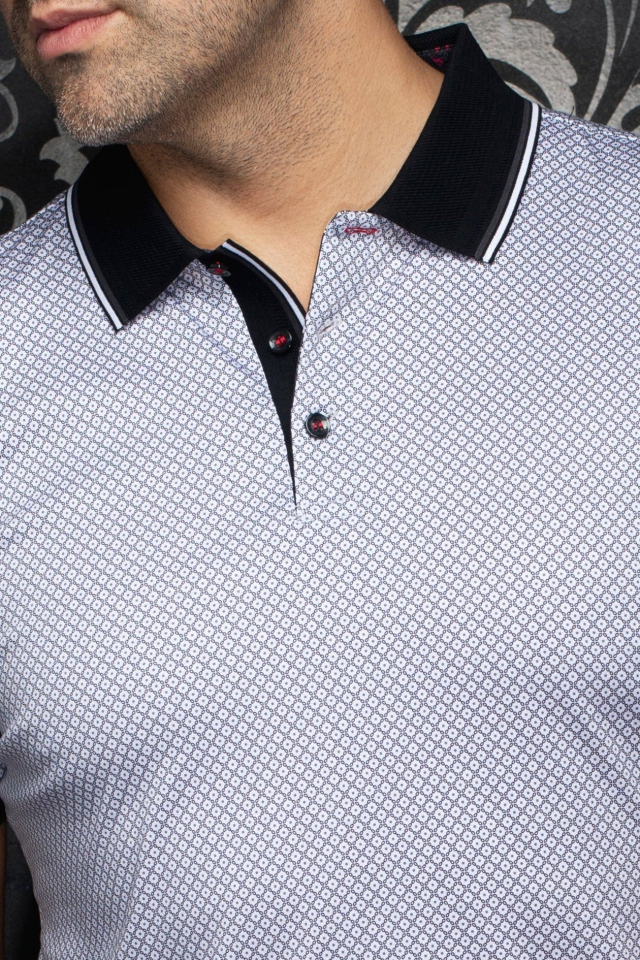 Polo texturé Seacliff – AU NOIR