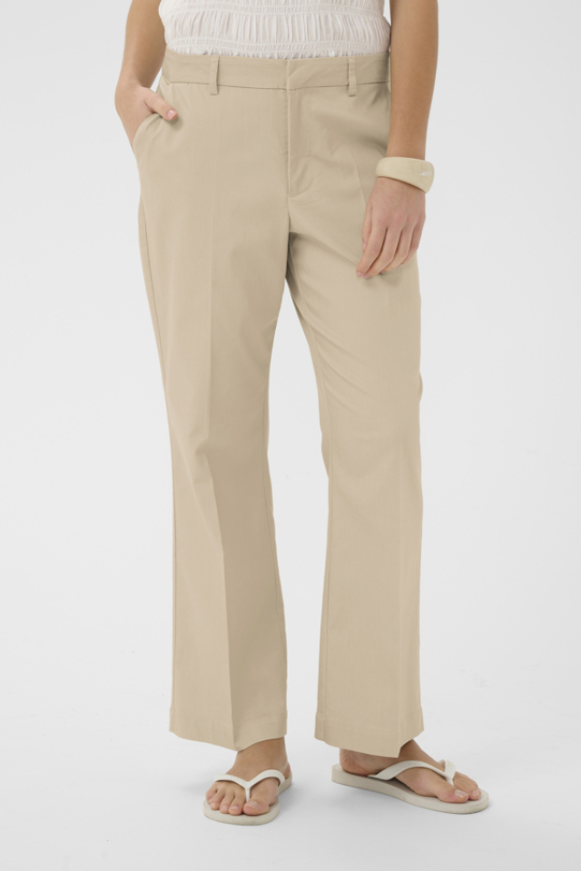 Pantalon Gia évasé 7/8 – CREAM - 10615223 - CREAM