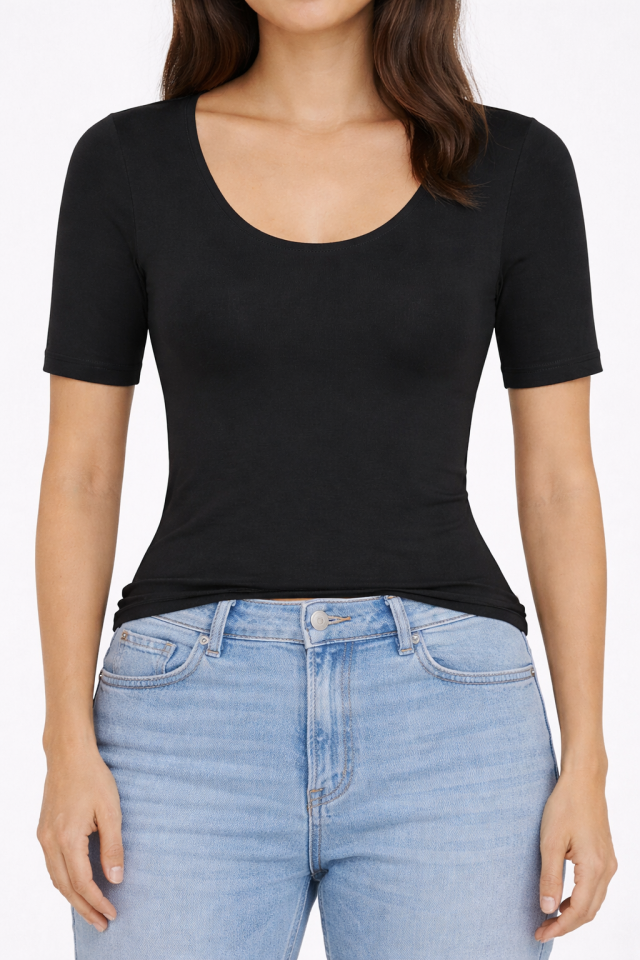 Chandail col rond Gro – ICHI - 20125397 - ICHI