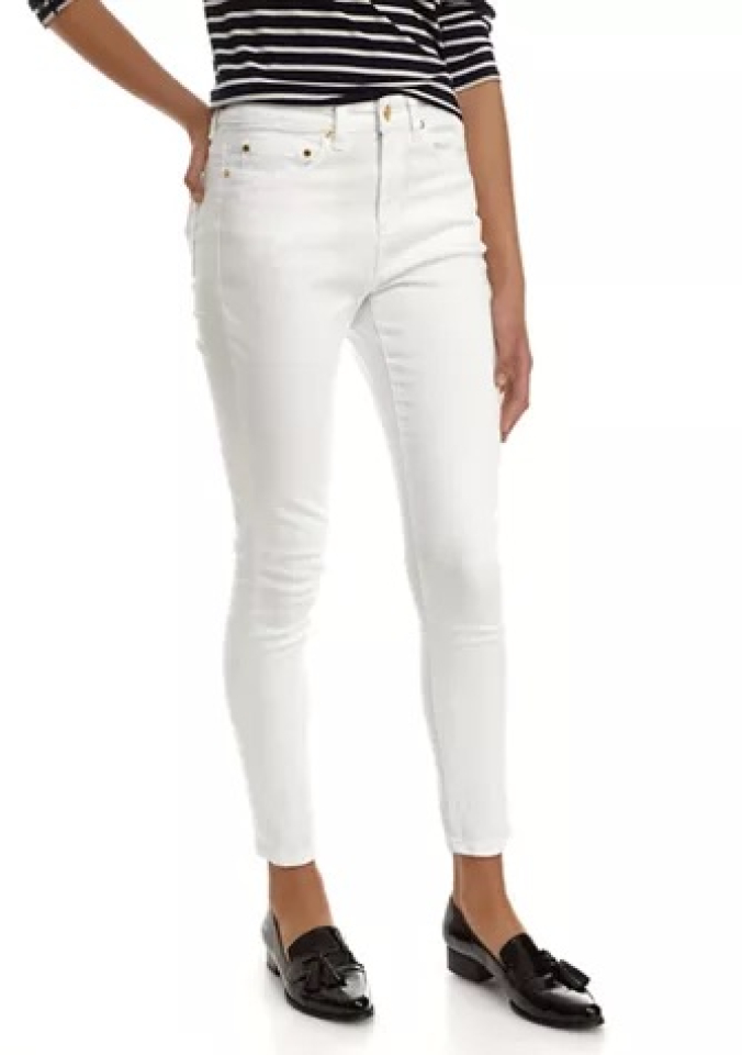 Jean skinny avec détails dorés - MICHAEL KORS - MB99CGY - Michael Kors