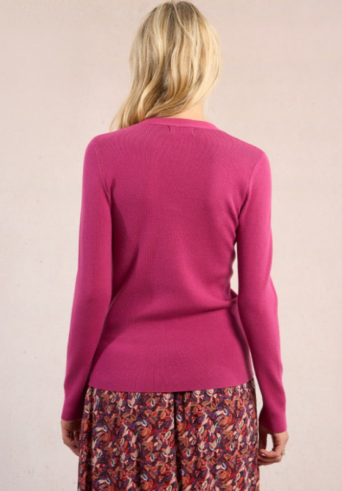 Chandail tricoté à col raffiné – Molly Bracken