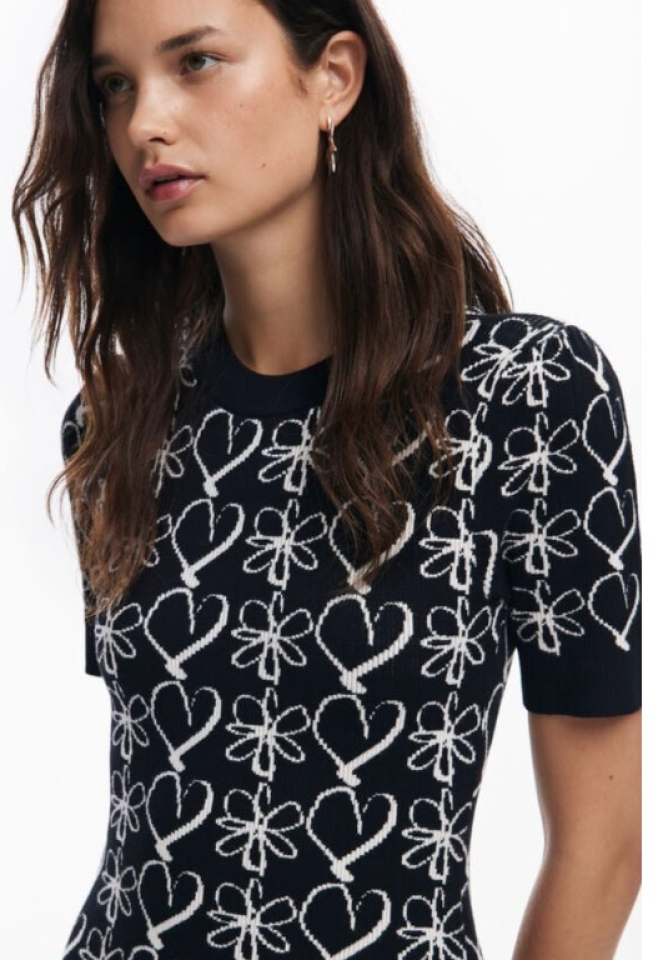Robe mini imprimée - DÉSIGUAL 