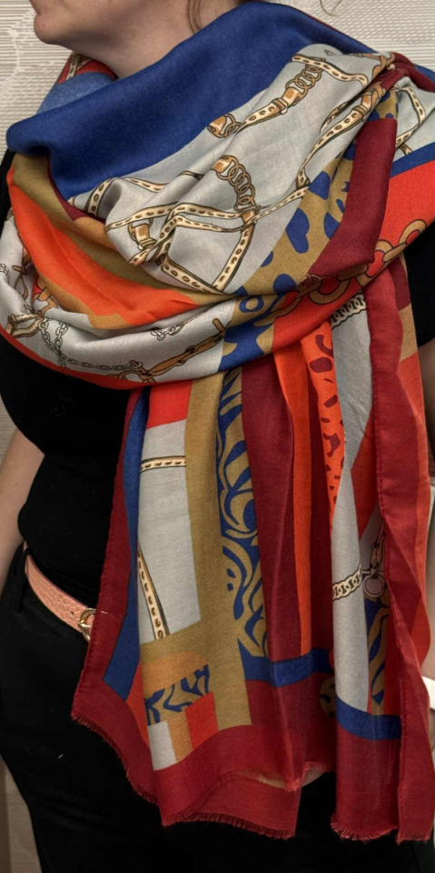 Écharpe légère à motif – LES NANAS - 10364-350 - Les Nanas