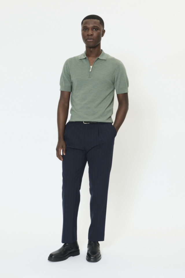 Polo Tricot Fin Demi-Zip – MATINIQUE