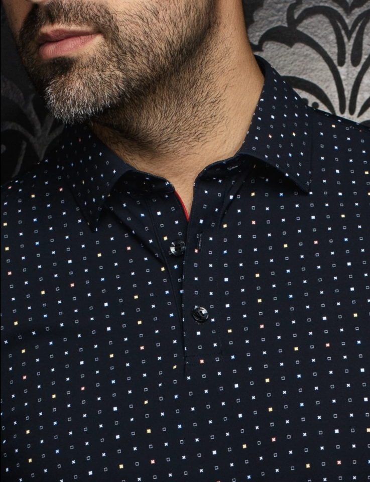 Chemise Raphy manches courtes - AU NOIR