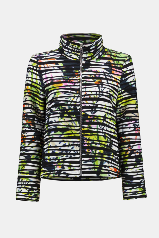 Veste cascade à imprimé tropical – JOSEPH RIBKOFF