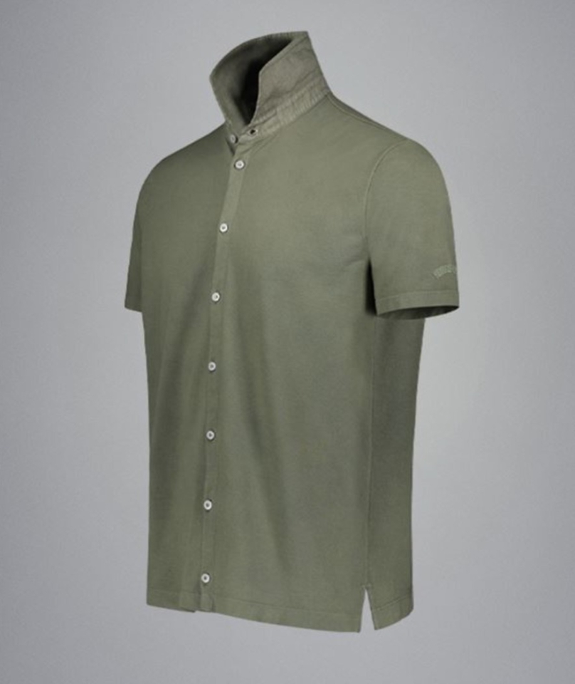 Chemise en coton piqué - PAUL & SHARK