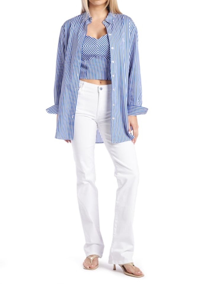 Chemisier oversized manches longues Tecla – GUESS