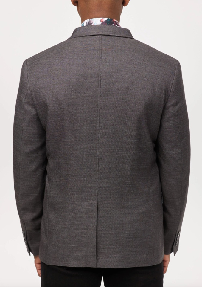 Veston en serge col Mao - VINCENT D'AMÉRIQUE