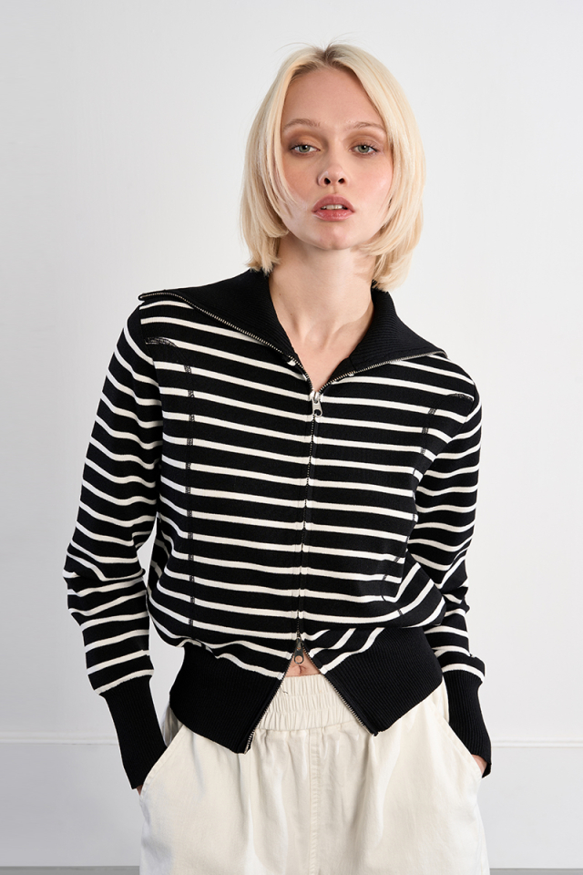 Veste à rayures - MOLLY BRACKEN - ELF1027BEP - Molly Bracken