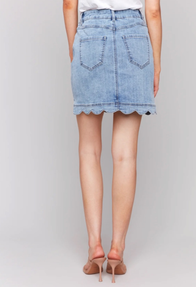 Jupe-short en jeans - CHARLIE B 