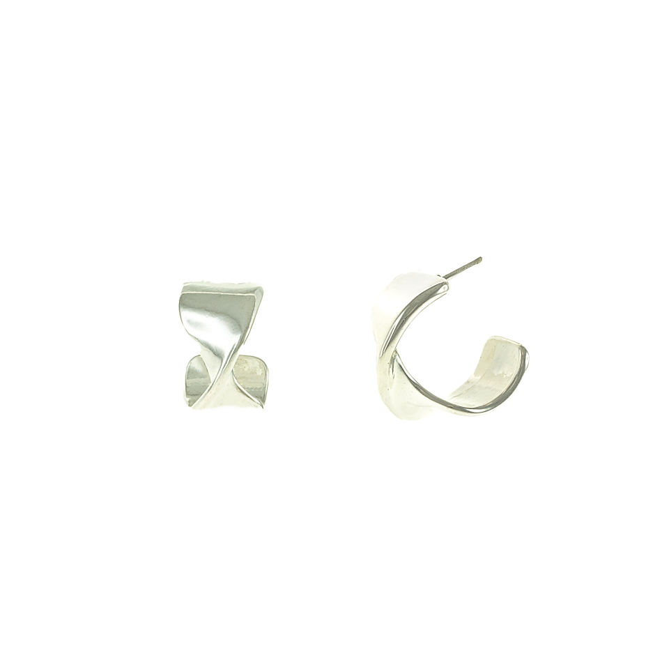 Boucle d'oreille demi-tordu - JACKIE J - YLZ2308A - jackiej