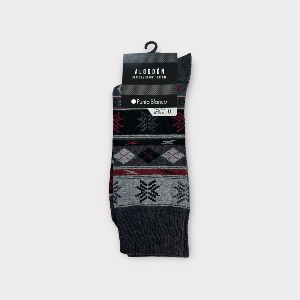 Bas à motif hivernaux - PUNTO BLANCO - 73741-10 - PUNTO BLANCO