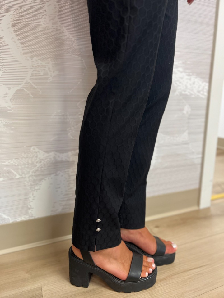 Pantalon à enfiler en jacquard texturé - JOSEPH RIBKOFF