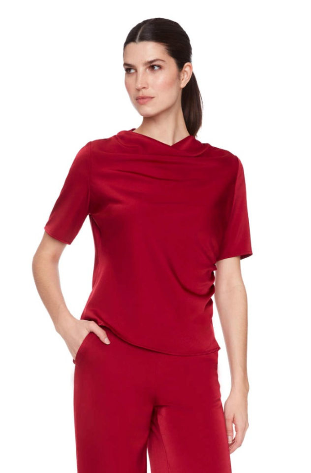 Haut Belize à drapé élégant - UP