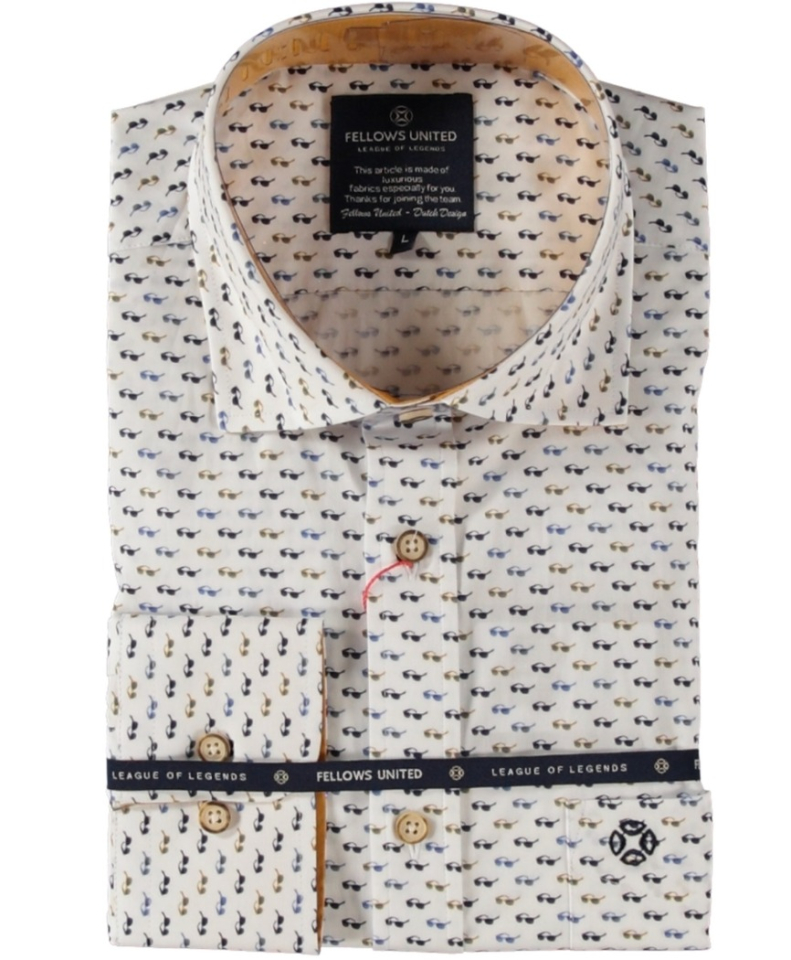 Chemise imprimée lunettes- FELLOWS UNITED - 6619 - Fellows united