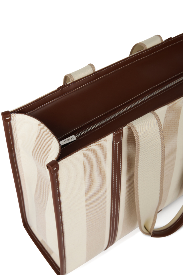 Sac fourre-tout en canevas Erica – LAMBERT