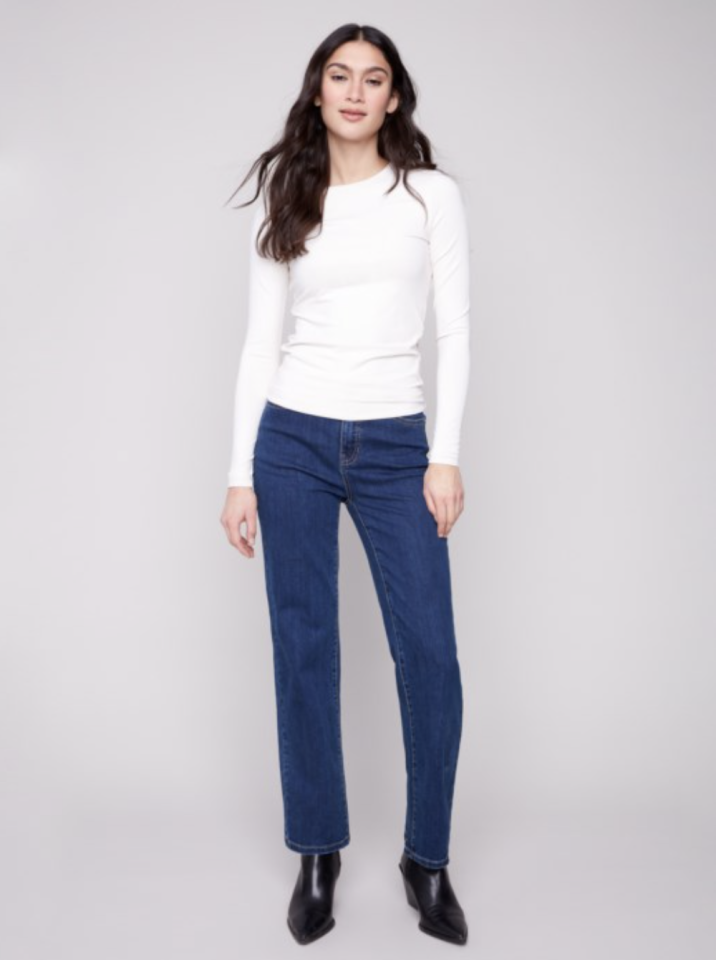 Chandail super extensible en tricot double - CHARLIE B