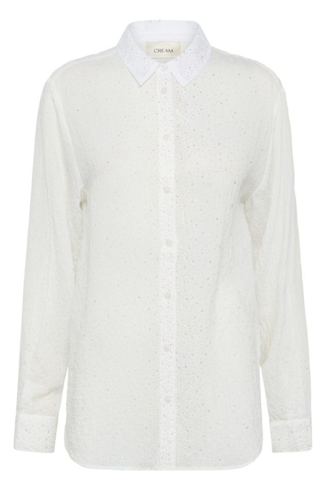Chemise coupe classique Jilian – CREAM