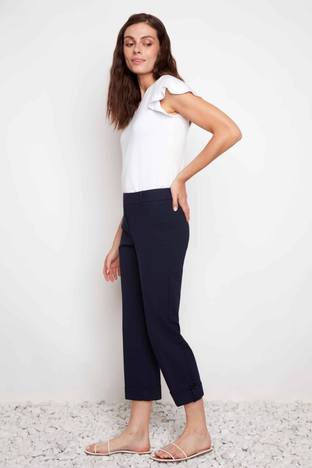 Pantalon 7/8 à poignets boutonnés - UP!