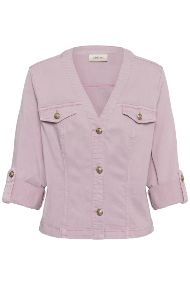 Veste en twill Visti – CREAM