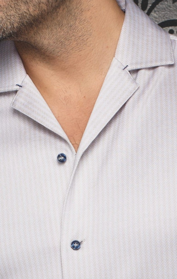 Chemise à col plat Waikiki - AU NOIR 