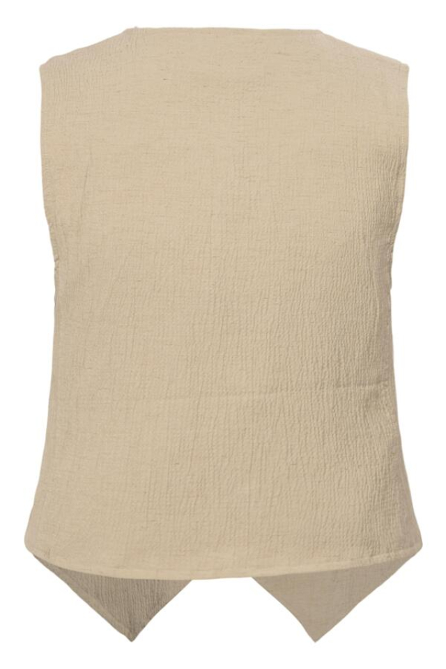 Veston sans manches Alva – CREAM