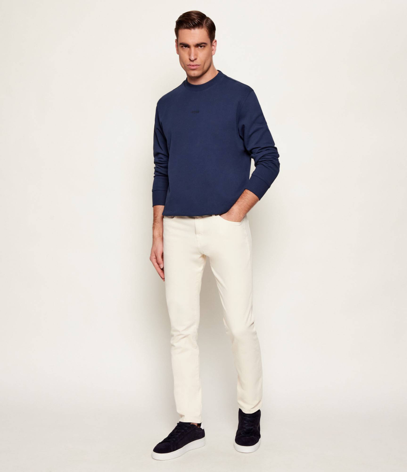 Chandail décontracté en coton terry – HUGO BOSS